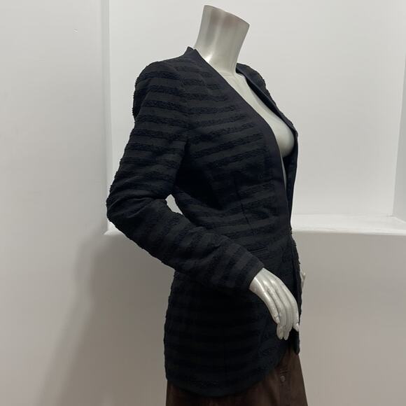 Bcbgmaxazria Lawson  Blazer Jacket Black Size M - Picture 6 of 12